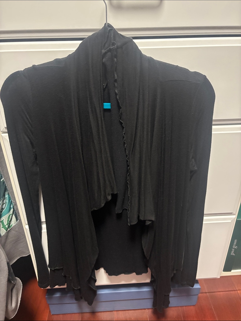 Black cardigan